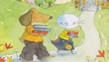 Houndsley and Catina at the Library